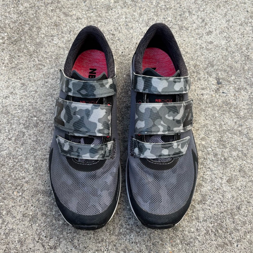 New Balance cycling shoes with cleats